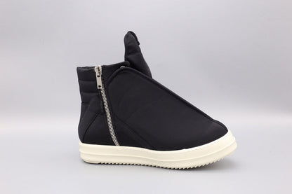 Rick Owens Wrap-around High-top Sneakers - Black Unisex Streetwear Limited Edition - **Rick Owens Black Wrap-Around High-Top Sneakers: Bold Innovation** Step into the future of fashion with