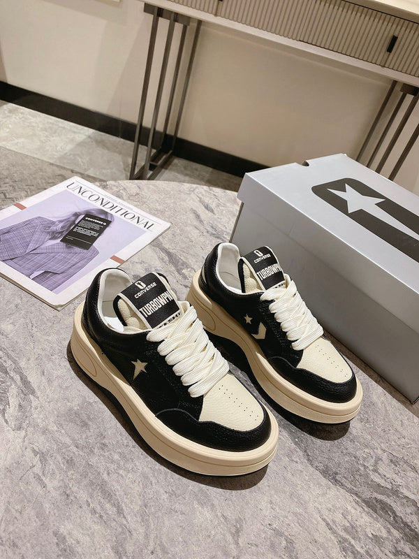 Golden Goose Cream And Star Sneakers - Black Unisex Streetwear Limited Edition - **Golden Goose Cream and Black Star Sneakers: A Perfect Blend of Classic and Contemporary Style**