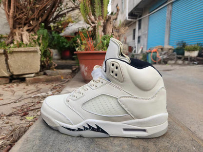 Jordan 5 Off-white Unisex Streetwear Limited Edition