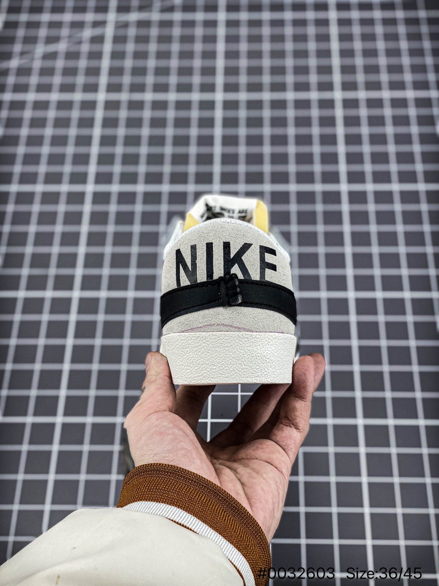 Nike Blazer Low'1977 Jumbo - Black Unisex Streetwear Limited Edition - The Nike Blazer Low '1977 Jumbo in Black, White, and Grey reinvents a classic with