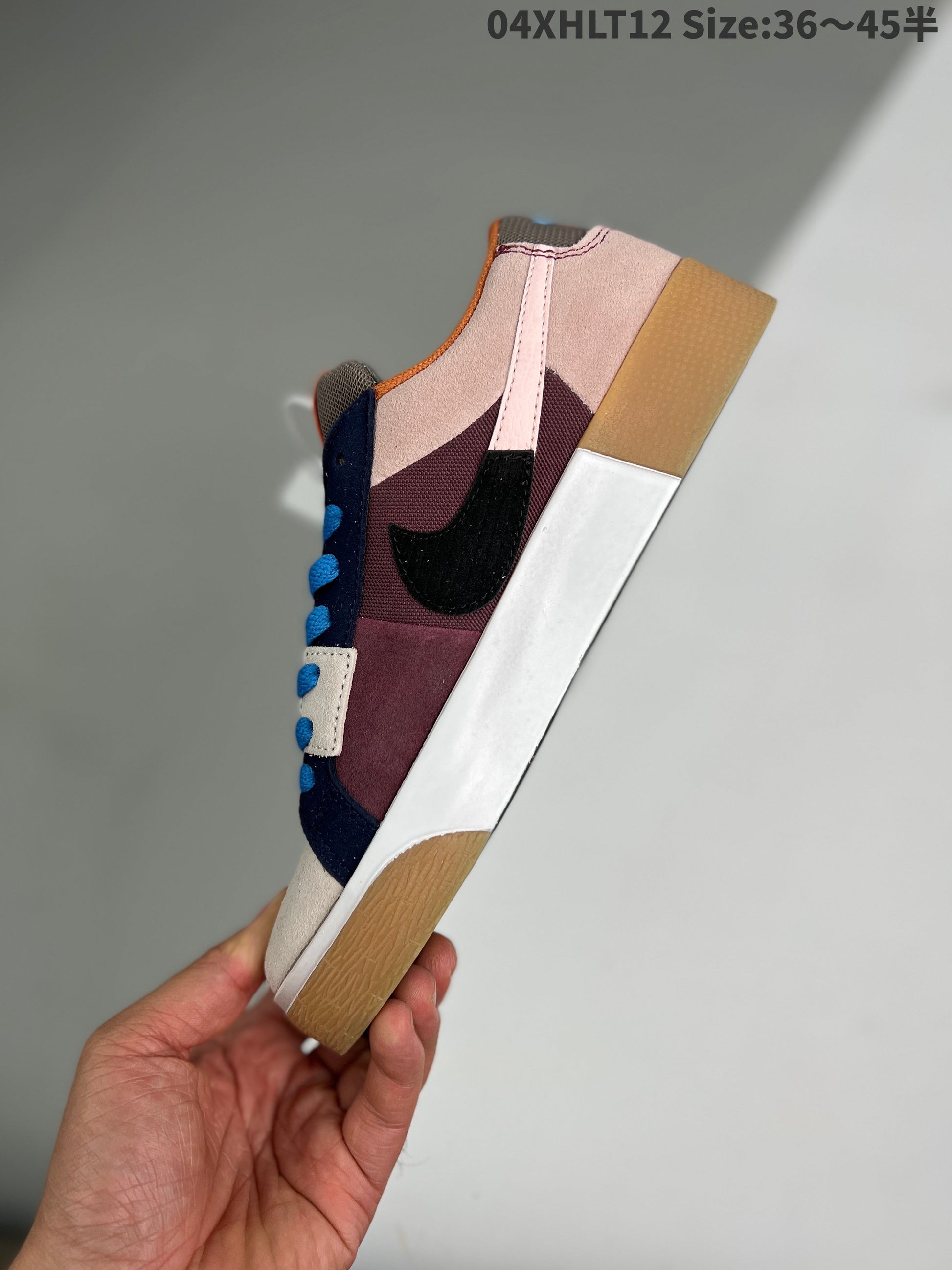 Nike Blazer Sb Zoom Prm'cashmere Mosaic' - Red Unisex Streetwear Limited Edition - The Nike Blazer SB Zoom PRM 'Cashmere Mosaic' in pink and beige offers a sophisticated