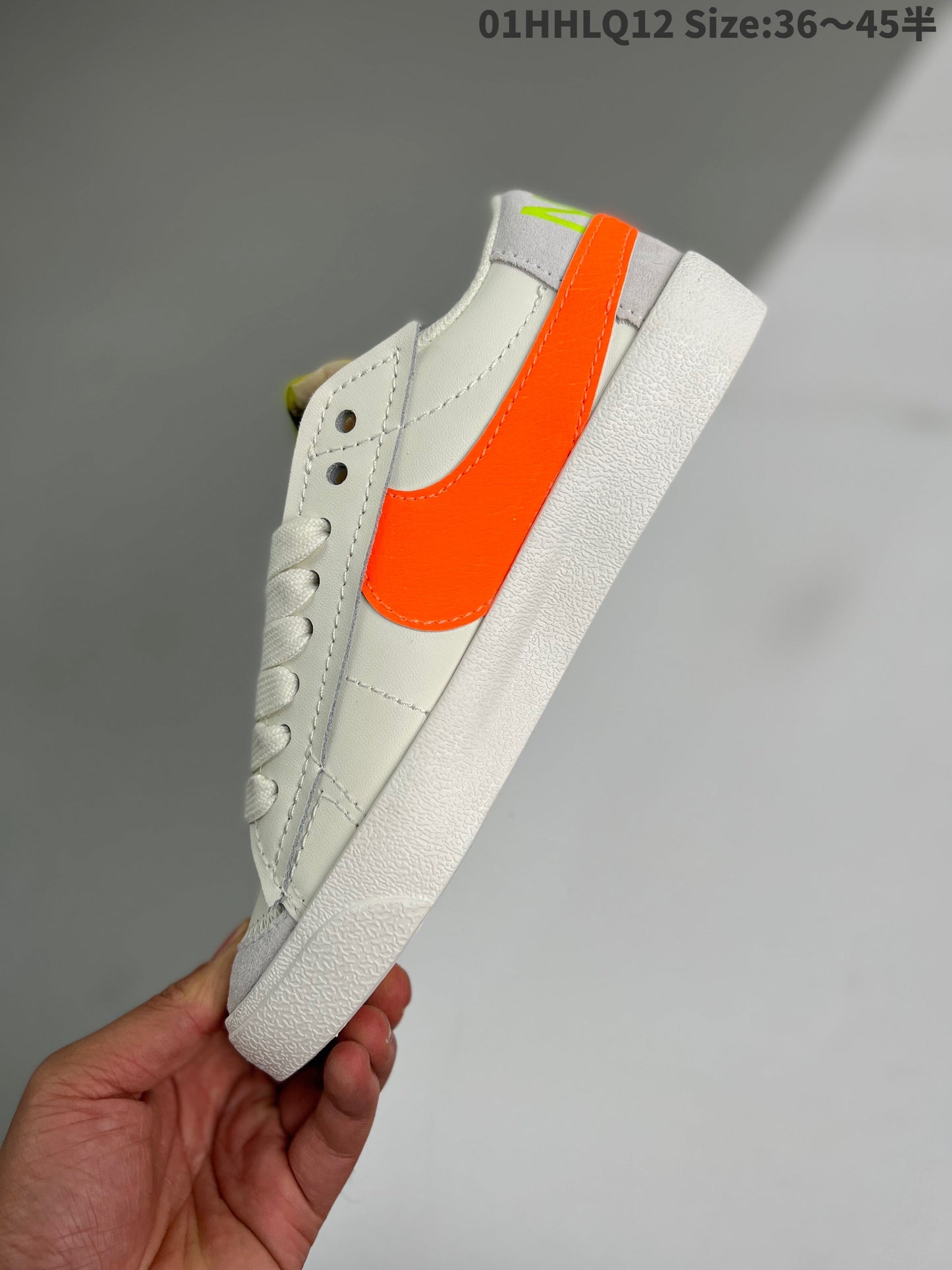 Nike Blazer Low'1977 Jumbo - White Unisex Streetwear Limited Edition - The Nike Blazer Low '1977 Jumbo Citrus brings a vibrant twist to a retro classic