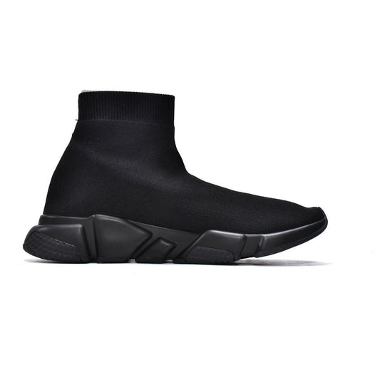 BALENCIAGA Speed Graffiti Trainer - - Black Unisex Streetwear Limited Edition - The Balenciaga Speed Graffiti Trainer x Black is a captivating blend of haute couture and