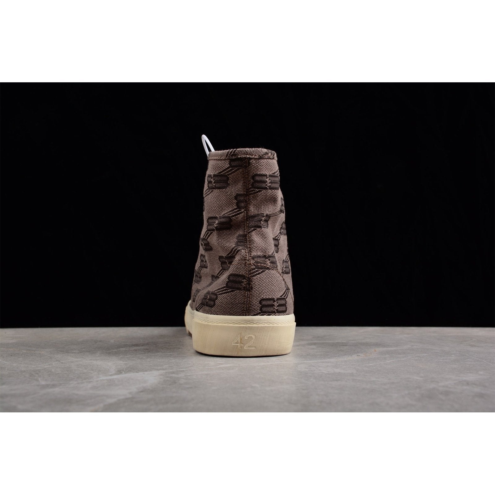 BALENCIAGA Paris High Vulc Destr - Bb Cloth Sneakers - Red Unisex Streetwear Limited Edition - The Balenciaga Paris High Vulc Destr x BB Cloth sneakers merge iconic style with urban