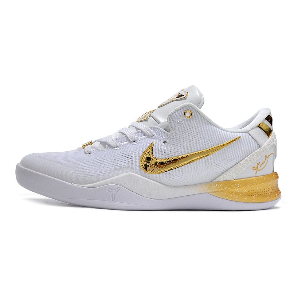 NIKE Kobe 8 - Gold Mamba Shoes - Black Unisex Streetwear Limited Edition