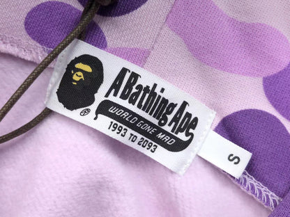 BAPE COLOR CAMO FULL ZIP HOODIE PURPLE - logo - replica sneakers