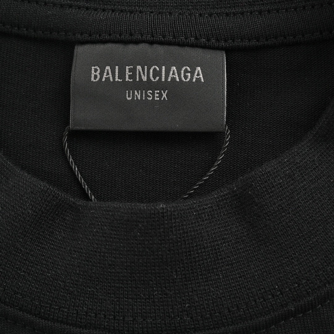 Camiseta Balenciaga - Logotipo superpuesto