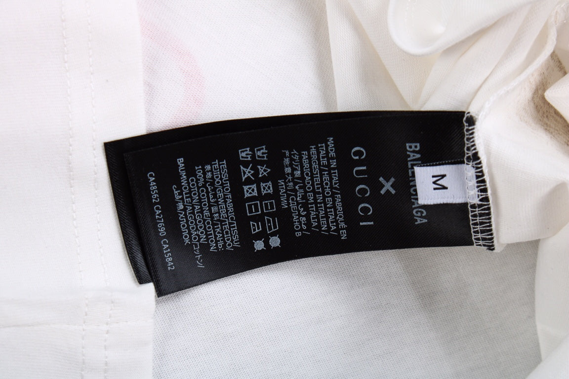 Camiseta blanca GUCCI x BALENCIAGA