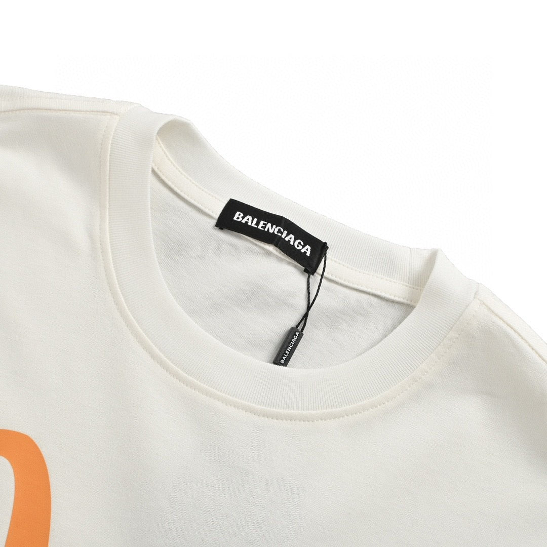 Balenciaga Mcdonald's-inspired T-shirt Unisex Streetwear Limited Edition - <span>Bold graphic design inspired by McDonald's logo. Features 'BALENCIAGA' text and number '24'. Made from