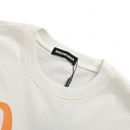 Balenciaga Mcdonald's-inspired T-shirt Unisex Streetwear Limited Edition - <span>Bold graphic design inspired by McDonald's logo. Features 'BALENCIAGA' text and number '24'. Made from