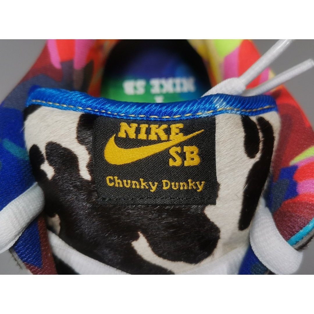 NIKE Sb Dunk Low - Ben & Jerry's Chunky Dunky - Red Unisex Streetwear Limited Edition