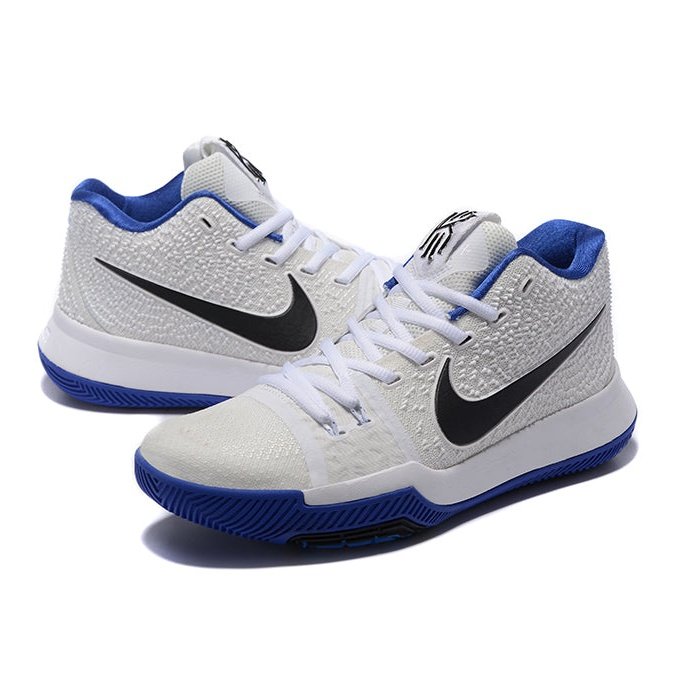 NIKE Kyrie 3 - Duke Shoes - White Unisex Streetwear Limited Edition