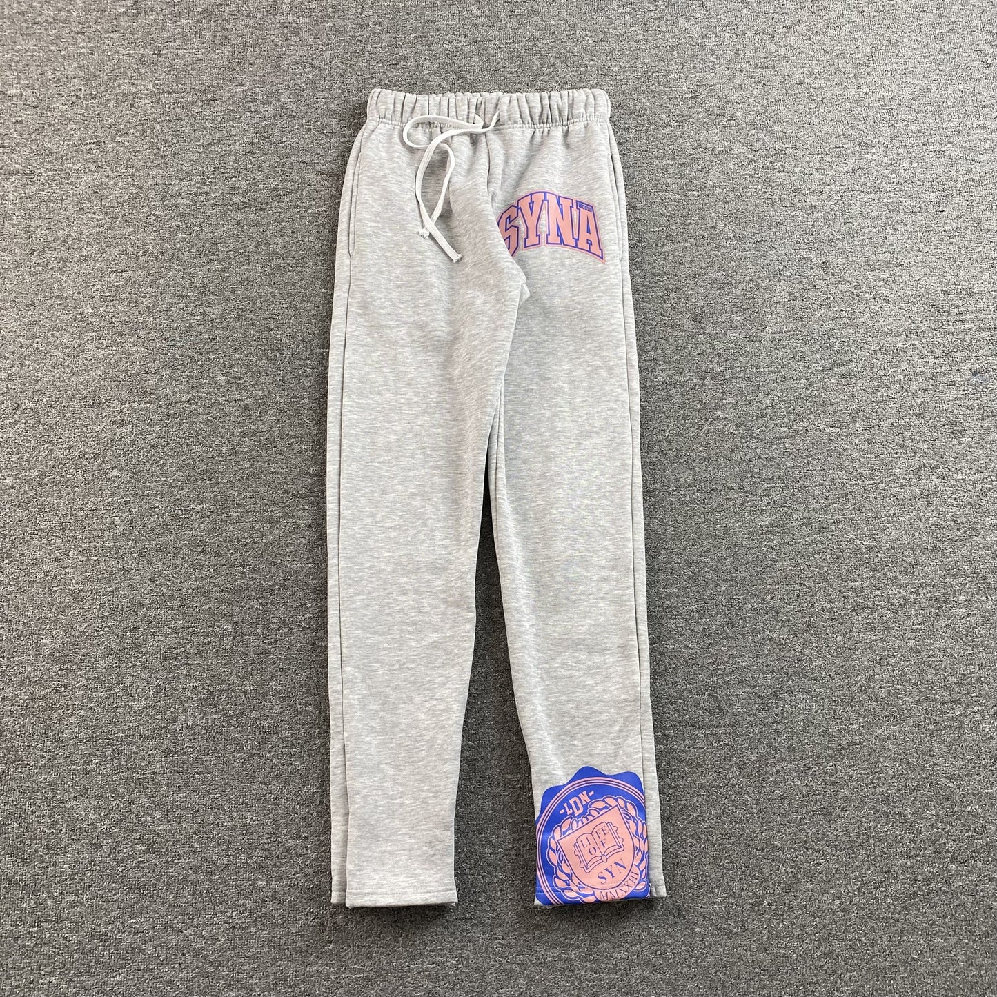 SYNA World College Sweatpants - Grey Unisex Streetwear Limited Edition