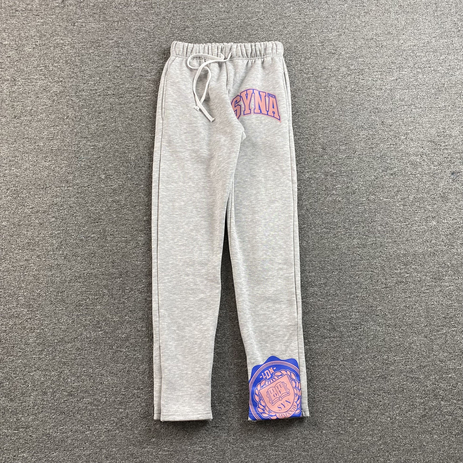 SYNA World College Sweatpants - Grey Unisex Streetwear Limited Edition