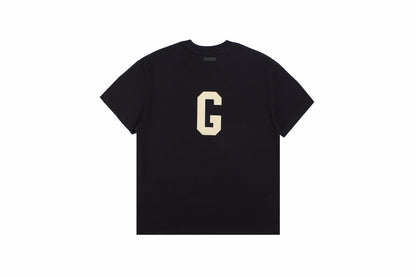 Camiseta Fear of God con la letra F (Negra)