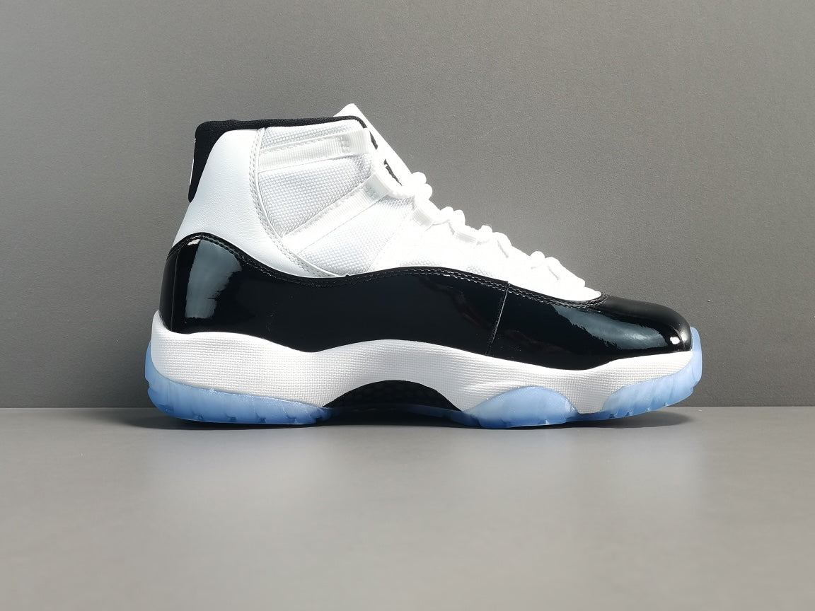 JORDAN 11 - Concord Sneakers - Black Unisex Streetwear Limited Edition