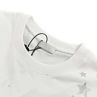 Camiseta blanca con estampado de estrella de Dior