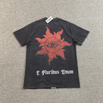 GODSPEED E Pluribus Unum T-shirt Washed - Black Unisex Streetwear Limited Edition