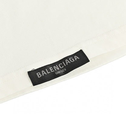 Balenciaga T-shirt - Back Logo - Black Unisex Streetwear Limited Edition - <span>This Balenciaga t-shirt features a minimalist design with a focus on the back. The white