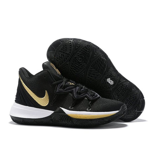 NIKE Kyrie 5 - Metallic Gold - Black Unisex Streetwear Limited Edition