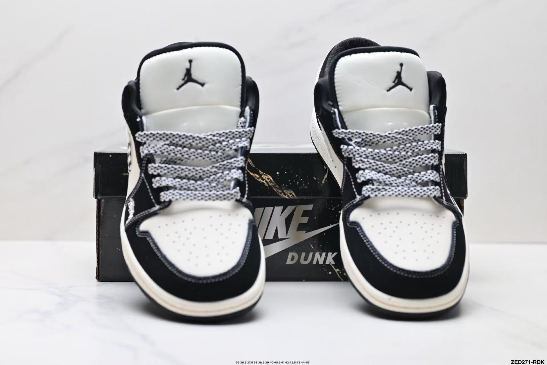 JORDAN 1 Mid - Equality Sneakers - Black Unisex Streetwear Limited Edition