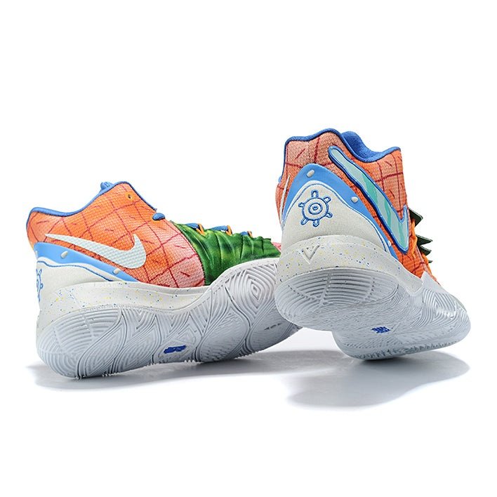 NIKE Kyrie 5 - Spongebob Pineapple House Pants - Red Unisex Streetwear Limited Edition - Introducing the Nike Kyrie 5 SpongeBob Pineapple House Edition, a basketball shoe that pays homage
