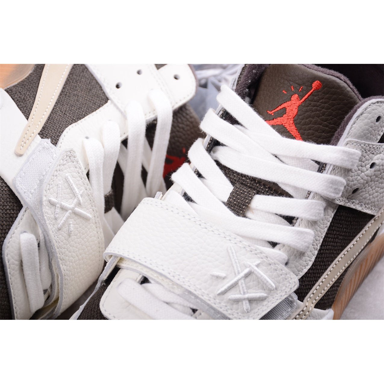 JORDAN Jumpman Jack Tr - Travis Scott Sail - Red Unisex Streetwear Limited Edition - Experience the pinnacle of collaboration with the Jordan Jumpman Jack TR x Travis Scott Sail.