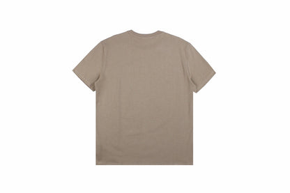 Dior Double D Logo T-shirt (khaki) - White Unisex Streetwear Limited Edition - <p dir='ltr'><span>This Dior t-shirt features a minimalist design with the 'CD' logo embroidered on