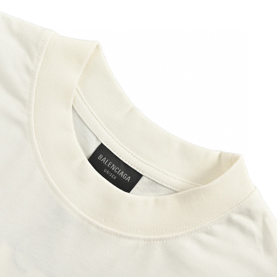 Camiseta blanca lisa de Balenciaga