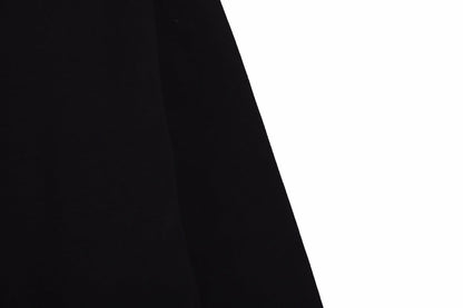 Chemise à manches longues noire avec logo BALENCIAGA