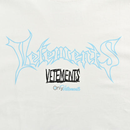 BALENCIAGA - Vetements Logo T-shirt - White Unisex Streetwear Limited Edition
