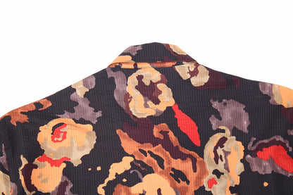 Camisa Dior con estampado floral abstracto