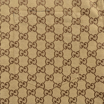 Camisa Gucci GG Monogram Beige de manga corta