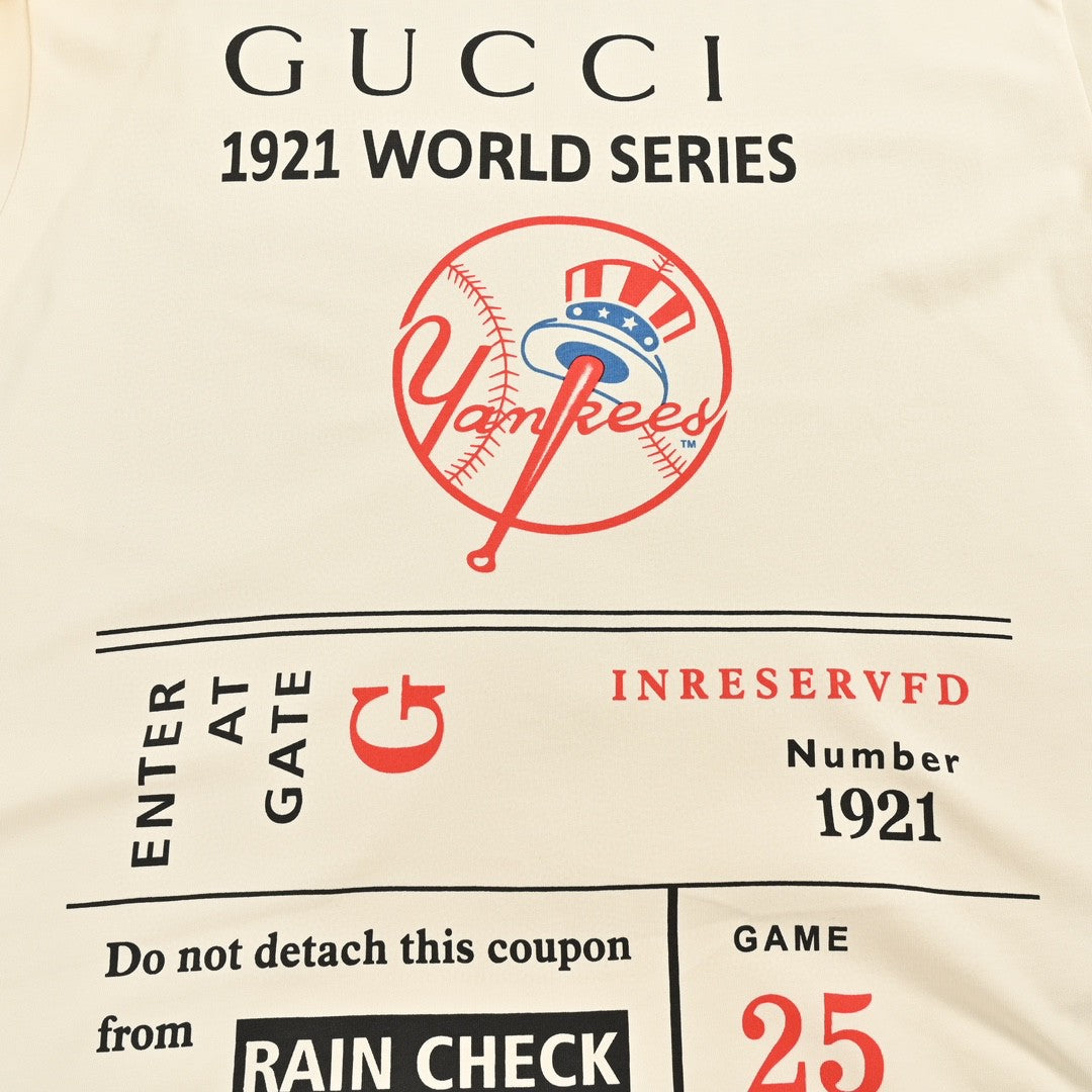 Camiseta Gucci de la Serie Mundial de 1921