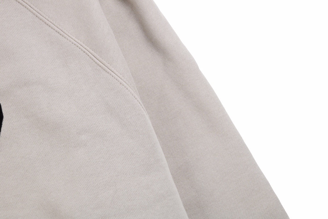 FEAR OF GOD ESSENTIALS '1977' HOODIE STONE GREY