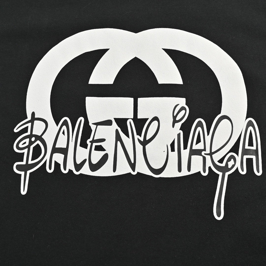 T-shirt Gucci x Balenciaga Hacker Project (noir)
