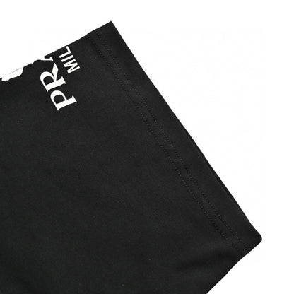 Prada Logo T-Shirt (Black) - detail - replica sneakers