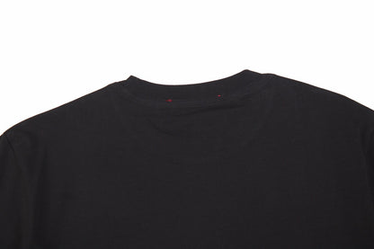 Camiseta Gucci con estampado de perro en negro