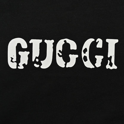 Camiseta Gucci con logo vintage (negra)