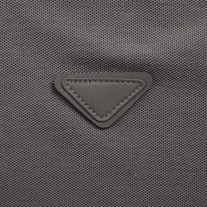 Prada Classic Grey Polo Shirt - detail - replica sneakers