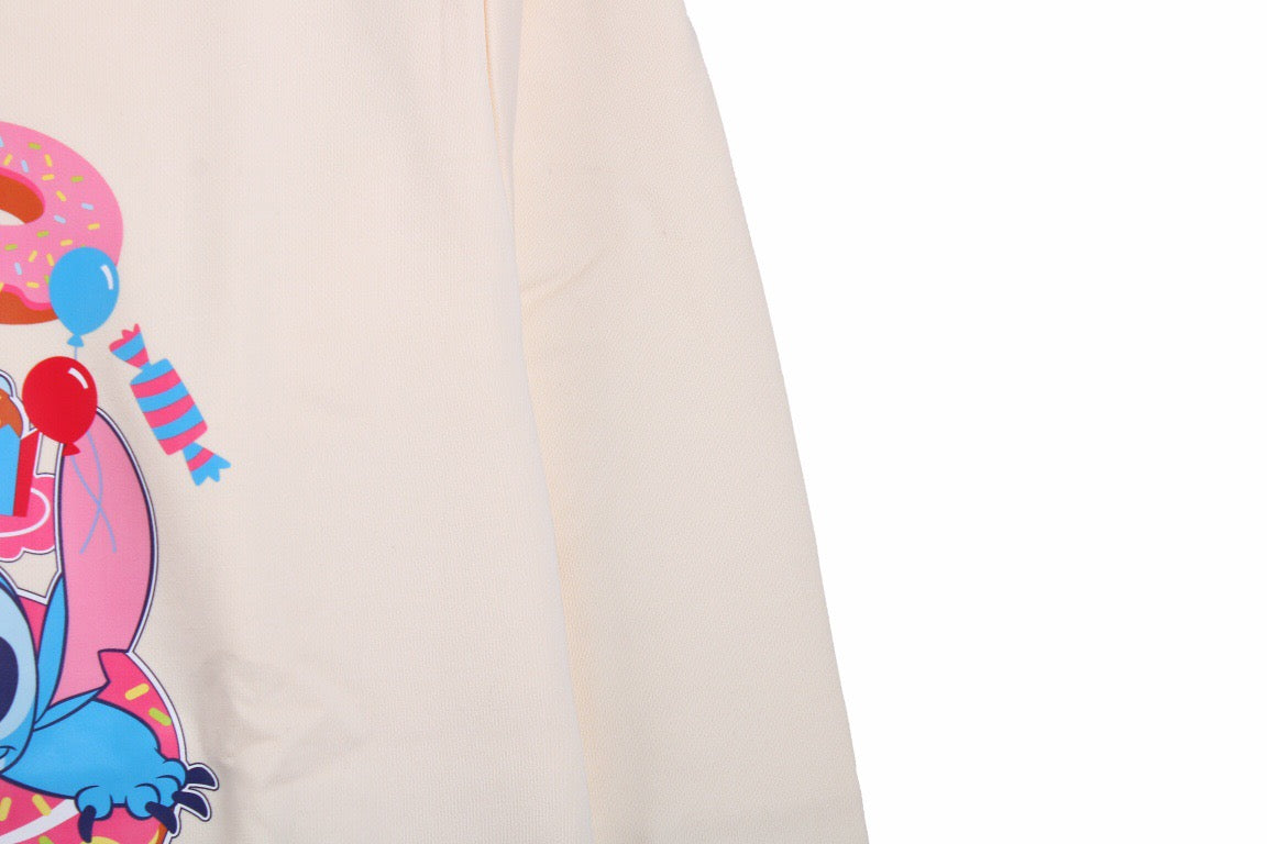 Sudadera Gucci con bordado de dónut - Crudo