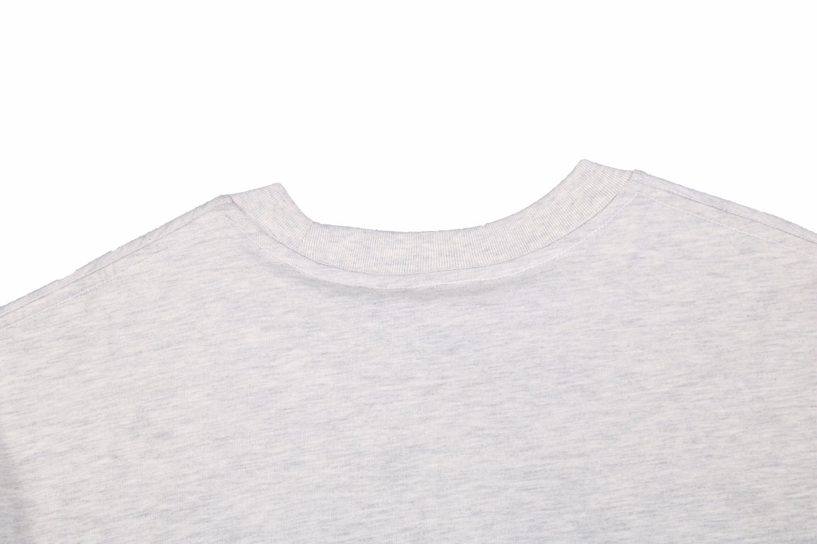 Camiseta con el logo de Fear of God Essentials - Gris jaspeado