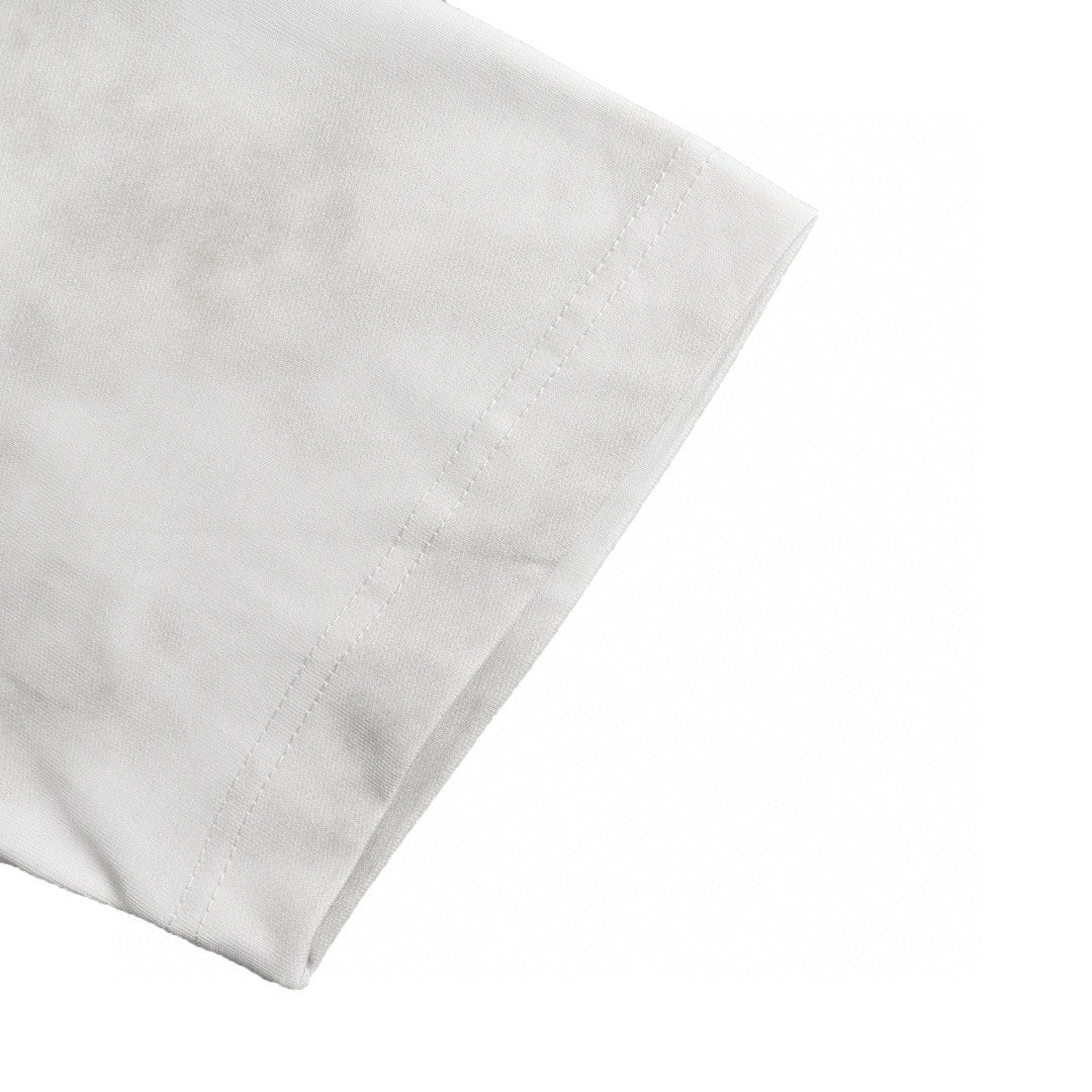 Camiseta Balenciaga con logo tie-dye (blanca)