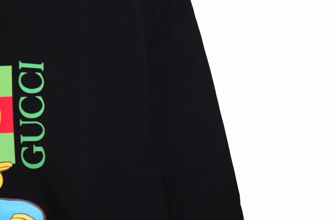 Sudadera Gucci de Donald Duck - Negra