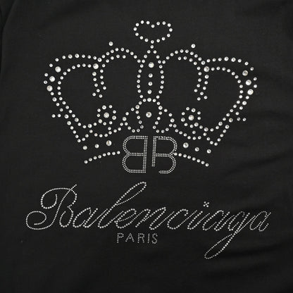 Camiseta negra lisa de Balenciaga