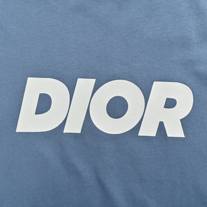T-shirt Dior avec logo classique (bleu)