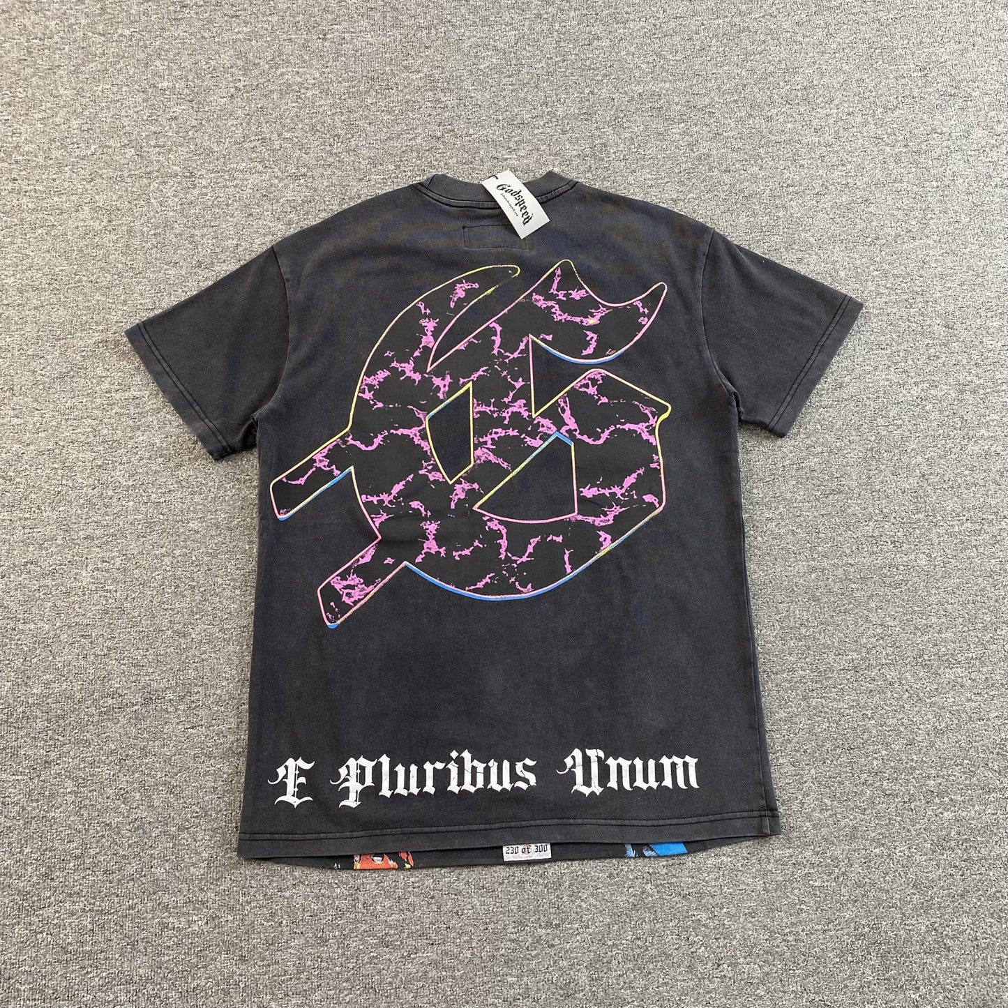GODSPEED Rock Dreams T-shirt Washed - Black Unisex Streetwear Limited Edition