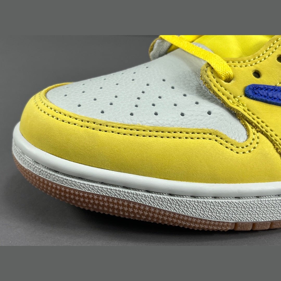 JORDAN 1 Low Og - Canary - Red Unisex Streetwear Limited Edition - Step into style with the JORDAN 1 LOW OG x CANARY, a fusion of heritage