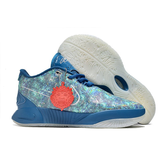 NIKE Lebron 21 - Abalone Pearl Shoes - Red Unisex Streetwear Limited Edition