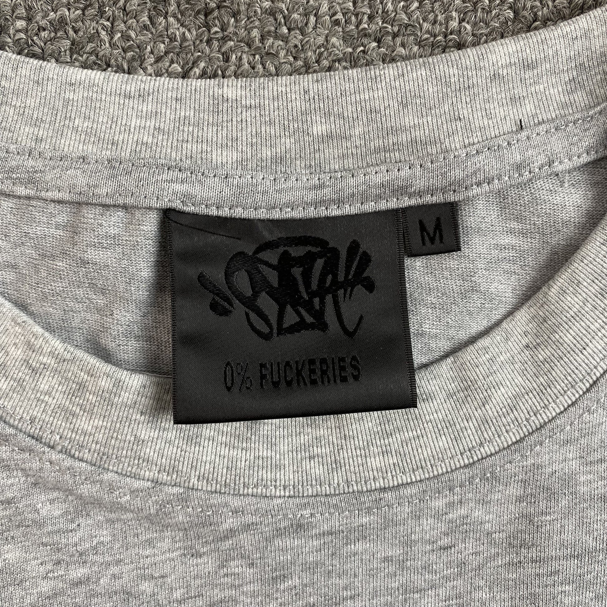 SYNA World T-shirt - Grey Unisex Streetwear Limited Edition